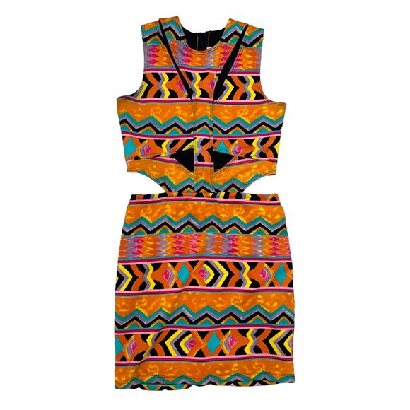 Lovers Friends Got A Body Scuba Neoprene Cutout Mini Dress S Small Bodycon - Picture 12 of 13